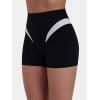 image:imageSunzel Colorblock Biker Shorts Women High Waist Tummy Control  Buttery Soft Squat Proof No Front Seam Workout Spandex ShortsBlack
