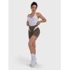 image:imageSunzel Colorblock Biker Shorts Women High Waist Tummy Control  Buttery Soft Squat Proof No Front Seam Workout Spandex ShortsSeal Brown