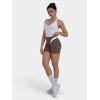 image:imageSunzel Colorblock Biker Shorts Women High Waist Tummy Control  Buttery Soft Squat Proof No Front Seam Workout Spandex ShortsSeal Brown