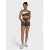 image:imageSunzel Colorblock Biker Shorts Women High Waist Tummy Control  Buttery Soft Squat Proof No Front Seam Workout Spandex ShortsSeal Brown