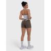 image:imageSunzel Colorblock Biker Shorts Women High Waist Tummy Control  Buttery Soft Squat Proof No Front Seam Workout Spandex ShortsSeal Brown