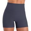 image:imageSunzel Hidden Butt Lifting Scrunch Biker Shorts 4No Front Seam High Waist Tummy Control Yoga Workout Gym Shorts with PocketsAsh Blue