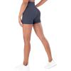 image:imageSunzel Hidden Butt Lifting Scrunch Biker Shorts 4No Front Seam High Waist Tummy Control Yoga Workout Gym Shorts with PocketsAsh Blue