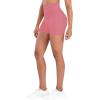 image:imageSunzel Hidden Butt Lifting Scrunch Biker Shorts 4No Front Seam High Waist Tummy Control Yoga Workout Gym Shorts with PocketsBubblegum Pink