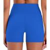 image:imageSunzel Hidden Butt Lifting Scrunch Biker Shorts 4No Front Seam High Waist Tummy Control Yoga Workout Gym Shorts with PocketsKlein Blue