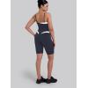 image:imageSunzel Womens Color Block Biker Shorts  9 High Waist Tummy Control Yoga Workout Stretchy Shorts for Gym Running AthleticAsh Blue