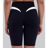 image:imageSunzel Womens Color Block Biker Shorts  9 High Waist Tummy Control Yoga Workout Stretchy Shorts for Gym Running AthleticBlack