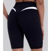 image:imageSunzel Womens Color Block Biker Shorts  9 High Waist Tummy Control Yoga Workout Stretchy Shorts for Gym Running AthleticBlack