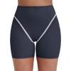 image:imageSunzel Womens Color Block Biker Shorts  High Waisted Tummy Control No Front Seam Squat Proof Yoga Workout ShortsAsh Blue