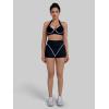 image:imageSunzel Womens Color Block Biker Shorts  High Waisted Tummy Control No Front Seam Squat Proof Yoga Workout ShortsBlack