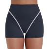image:imageSunzel Womens Color Block Biker Shorts  High Waisted Tummy Control No Front Seam Squat Proof Yoga Workout ShortsAsh Blue