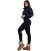image:imageSunzel Leggings for Women Tummy Control Compression Workout High Waisted Yoga Pants with Back PocketsBlack