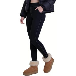 image:imageSunzel Leggings for Women Tummy Control Compression Workout High Waisted Yoga Pants with Back PocketsBlack