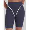 image:imageSunzel 9 Long Biker Shorts for Women High Waist Tummy Control No Front Seam Squat Proof Spandex Bike Workout Yoga Gym ShortAsh Blue