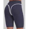 image:imageSunzel 9 Long Biker Shorts for Women High Waist Tummy Control No Front Seam Squat Proof Spandex Bike Workout Yoga Gym ShortAsh Blue