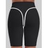 image:imageSunzel 9 Long Biker Shorts for Women High Waist Tummy Control No Front Seam Squat Proof Spandex Bike Workout Yoga Gym ShortBlack