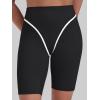 image:imageSunzel 9 Long Biker Shorts for Women High Waist Tummy Control No Front Seam Squat Proof Spandex Bike Workout Yoga Gym ShortBlack