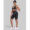 image:imageSunzel 9 Long Biker Shorts for Women High Waist Tummy Control No Front Seam Squat Proof Spandex Bike Workout Yoga Gym ShortBlack