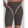 image:imageSunzel 9 Long Biker Shorts for Women High Waist Tummy Control No Front Seam Squat Proof Spandex Bike Workout Yoga Gym ShortSeal Brown