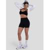 image:imageSunzel Booty Contouring Biker Shorts for Women  High Waist Tummy Control Soft Squat Proof Thong Seams Workout Gym SpandexBlack