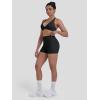 image:imageSunzel Booty Contouring Biker Shorts for Women  High Waist Tummy Control Soft Squat Proof Thong Seams Workout Gym SpandexBlack