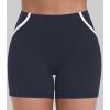 image:imageSunzel No Front Seam Biker Shorts for Women High Waisted Yoga Workout Gym Athletic Bike Running Shorts with Tummy ControlAsh Blue