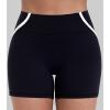 image:imageSunzel No Front Seam Biker Shorts for Women High Waisted Yoga Workout Gym Athletic Bike Running Shorts with Tummy ControlBlack