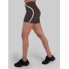 image:imageSunzel No Front Seam Biker Shorts for Women High Waisted Yoga Workout Gym Athletic Bike Running Shorts with Tummy ControlSeal Brown