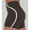 image:imageSunzel No Front Seam Biker Shorts for Women High Waisted Yoga Workout Gym Athletic Bike Running Shorts with Tummy ControlSeal Brown