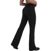 image:imageSunzel Womens Flare Yoga Pants with Drawstring High Waisted Bootcut Leggings for Pilates Lounge TravelBlack