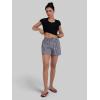 image:imageSunzel Womens Gingham Plaid Boxer Shorts 3  Elastic Waist Loose Fit Lounge Shorts Y2K Summer Beach Casual Bottoms 2026Black Plaid