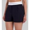 image:imageSunzel Womens Pleated Athletic Shorts with Pockets Elastic High Waist Flowy Wide Leg Workout Shorts for Yoga Running LoungeBlack