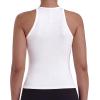 image:imageSunzel Womens Ribbed Racerback Tank Top Fitted Sleeveless Thin Strap Basic Top Soft Stretch Lyocell Blend ShirtWhite