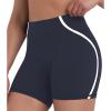 image:imageSunzel No Front Seam Biker Shorts for Women High Waisted Yoga Workout Gym Athletic Bike Running Shorts with Tummy ControlAsh Blue