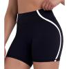 image:imageSunzel No Front Seam Biker Shorts for Women High Waisted Yoga Workout Gym Athletic Bike Running Shorts with Tummy ControlBlack