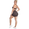 image:imageSunzel 5 No Front Seam High Waisted Tummy Control Biker Shorts Women  3D Contour Seams Lift Hips Buttery Soft FourWay Stretch Breathable Squat Proof Opaque No Ride Up Yoga Workout GymSeal Brown