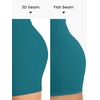 image:imageSunzel 5 No Front Seam High Waisted Tummy Control Biker Shorts Women  3D Contour Seams Lift Hips Buttery Soft FourWay Stretch Breathable Squat Proof Opaque No Ride Up Yoga Workout GymDeep Lagoon