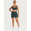 image:imageSunzel 5 No Front Seam High Waisted Tummy Control Biker Shorts Women  3D Contour Seams Lift Hips Buttery Soft FourWay Stretch Breathable Squat Proof Opaque No Ride Up Yoga Workout GymJasper Green