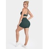 image:imageSunzel 5 No Front Seam High Waisted Tummy Control Biker Shorts Women  3D Contour Seams Lift Hips Buttery Soft FourWay Stretch Breathable Squat Proof Opaque No Ride Up Yoga Workout GymJasper Green