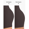 image:imageSunzel 5 No Front Seam High Waisted Tummy Control Biker Shorts Women  3D Contour Seams Lift Hips Buttery Soft FourWay Stretch Breathable Squat Proof Opaque No Ride Up Yoga Workout GymSeal Brown