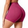 image:imageSunzel 5 No Front Seam High Waisted Tummy Control Biker Shorts Women  3D Contour Seams Lift Hips Buttery Soft FourWay Stretch Breathable Squat Proof Opaque No Ride Up Yoga Workout GymSangria