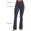image:imageSunzel Hidden Butt Lifting Scrunch Flare Leggings High Waist No Front SeamAsh Blue