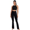 image:imageSunzel Hidden Butt Lifting Scrunch Flare Leggings High Waist No Front SeamBlack