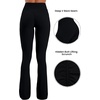 image:imageSunzel Hidden Butt Lifting Scrunch Flare Leggings High Waist No Front SeamBlack