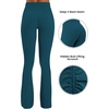 image:imageSunzel Hidden Butt Lifting Scrunch Flare Leggings High Waist No Front SeamForest Green
