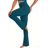 image:imageSunzel Hidden Butt Lifting Scrunch Flare Leggings High Waist No Front SeamForest Green