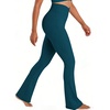 image:imageSunzel Hidden Butt Lifting Scrunch Flare Leggings High Waist No Front SeamForest Green